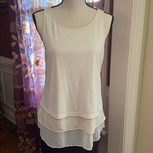 Ann Taylor Tank Layered Top, Size S, New